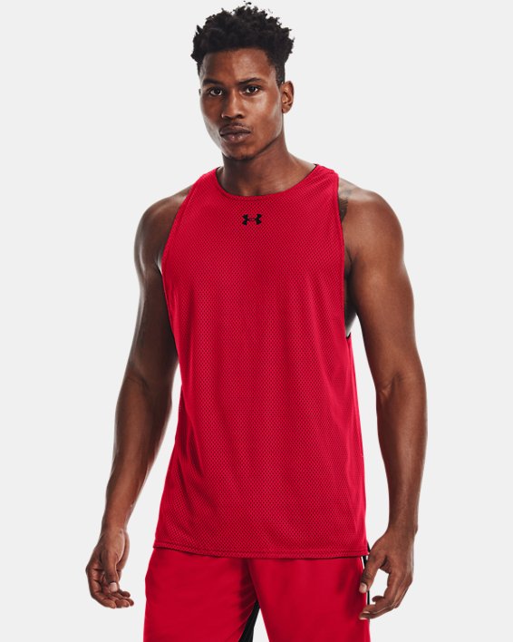 Men's UA Baseline Reversible Tank in Black image number 3